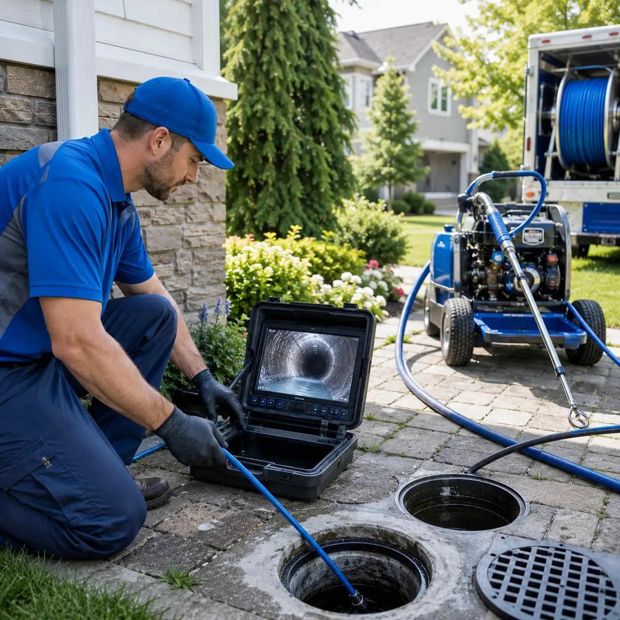 Outdoor drain cleaning professionals serving Omaha, TX